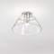 Nuvo Edmond, 17 Inch LED Semi Flush, Polished Nickel with Clear Glass 62/2054 - alternate 5